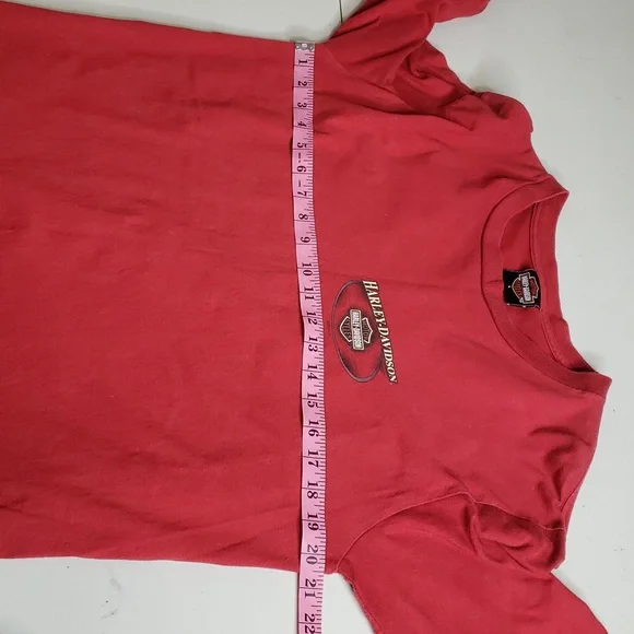 Vintage Harley Davidson Mens Motorcycles Long Sleeve Shirt Size L Logo USA Biker - Picture 9 of 16